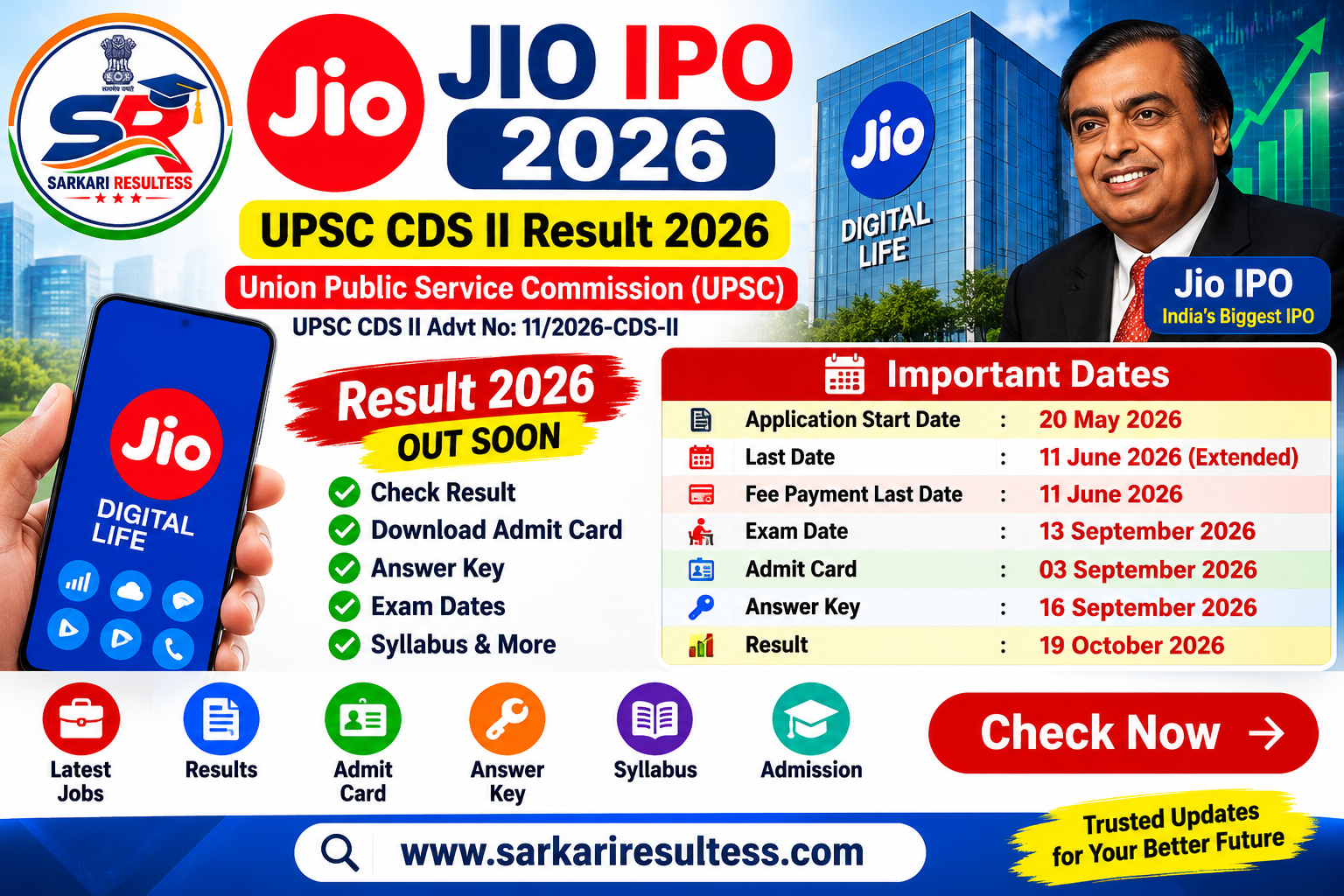 Jio IPO 2026: Date, Price, GMP, Lot Size & Listing Date