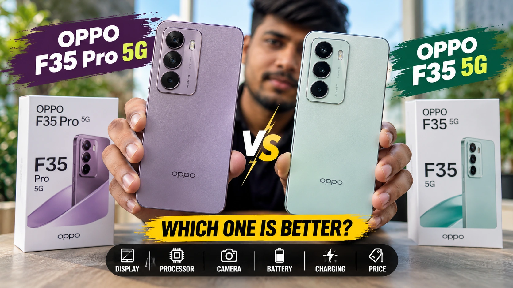 OPPO F35 Pro 5G vs OPPO F35 5G: Which Phone Is Better? Full Comparison