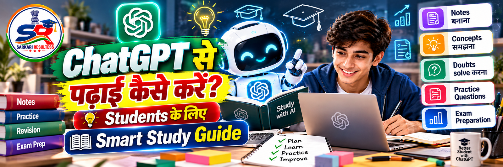 ChatGPT से पढ़ाई कैसे करें: Students के लिए Smart Study Guide