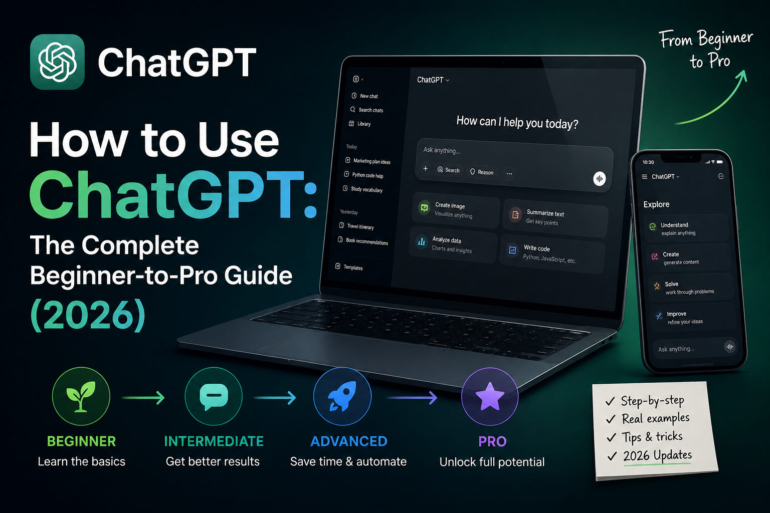 ChatGPT 2026: नए Features, Smart Use और Beginners के लिए Complete Guide
